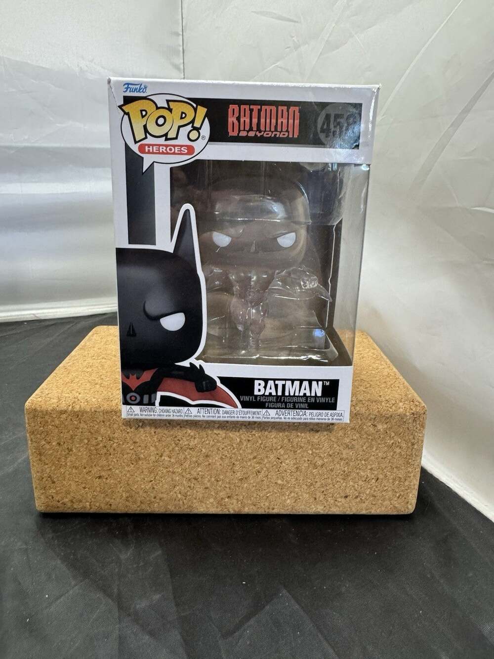 unko Pop Batman Beyond #458 Clear Translucent Chase Variant No Sticker Vaulted